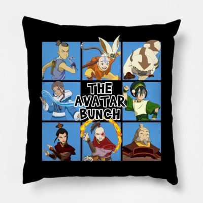 Avatar Bunch Throw Pillow Official Avatar: The Last AirbenderMerch
