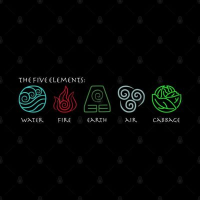 The Five Elements Avatar Tapestry Official Avatar: The Last AirbenderMerch