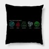 The Five Elements Avatar Throw Pillow Official Avatar: The Last AirbenderMerch