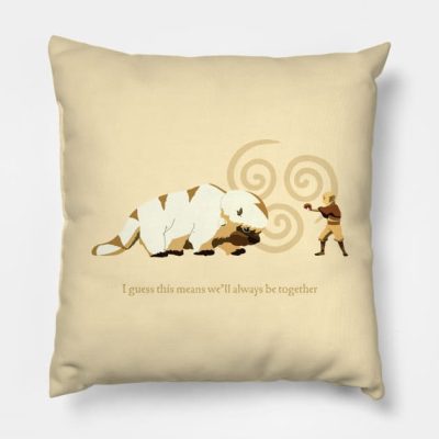 Appa And Aang Throw Pillow Official Avatar: The Last AirbenderMerch