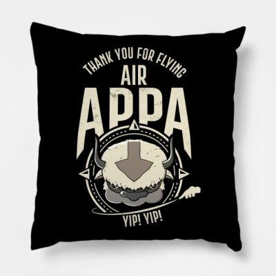 Air Appa Avatar Throw Pillow Official Avatar: The Last AirbenderMerch