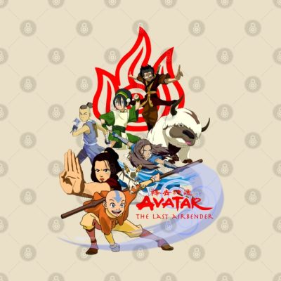 The Gaang Avatar The Last Airbender Tapestry Official Avatar: The Last AirbenderMerch