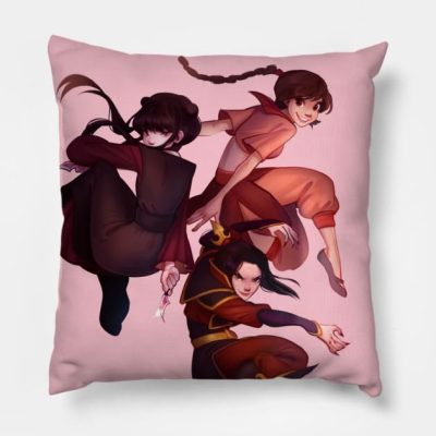 Fire Nation Girls Throw Pillow Official Avatar: The Last AirbenderMerch