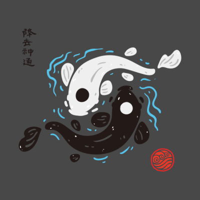 Yin Yang Koi Fish Tapestry Official Avatar: The Last AirbenderMerch