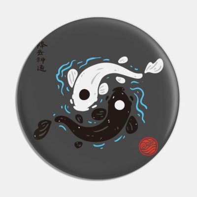 Yin Yang Koi Fish Pin Official Avatar: The Last AirbenderMerch