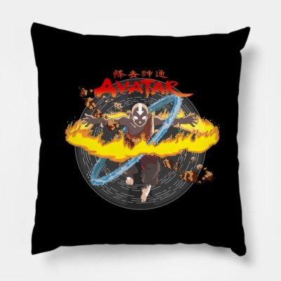 Aang Avatar Mode Throw Pillow Official Avatar: The Last AirbenderMerch