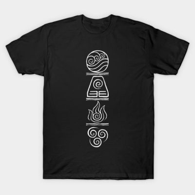 The Four Elements T-Shirt Official Avatar: The Last AirbenderMerch
