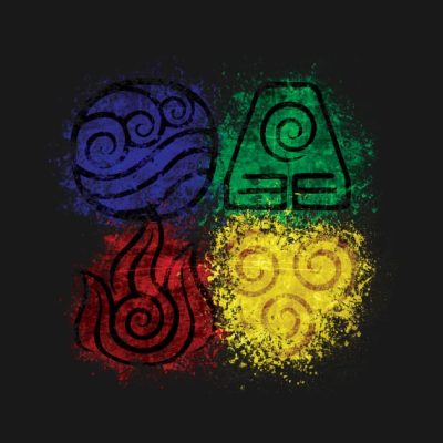 Four Elements Crewneck Sweatshirt Official Avatar: The Last AirbenderMerch
