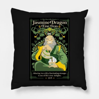 Jasmine Dragon Throw Pillow Official Avatar: The Last AirbenderMerch