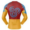 Airbender Compression Shirt Rash Guard back - Avatar: The Last Airbender Shop