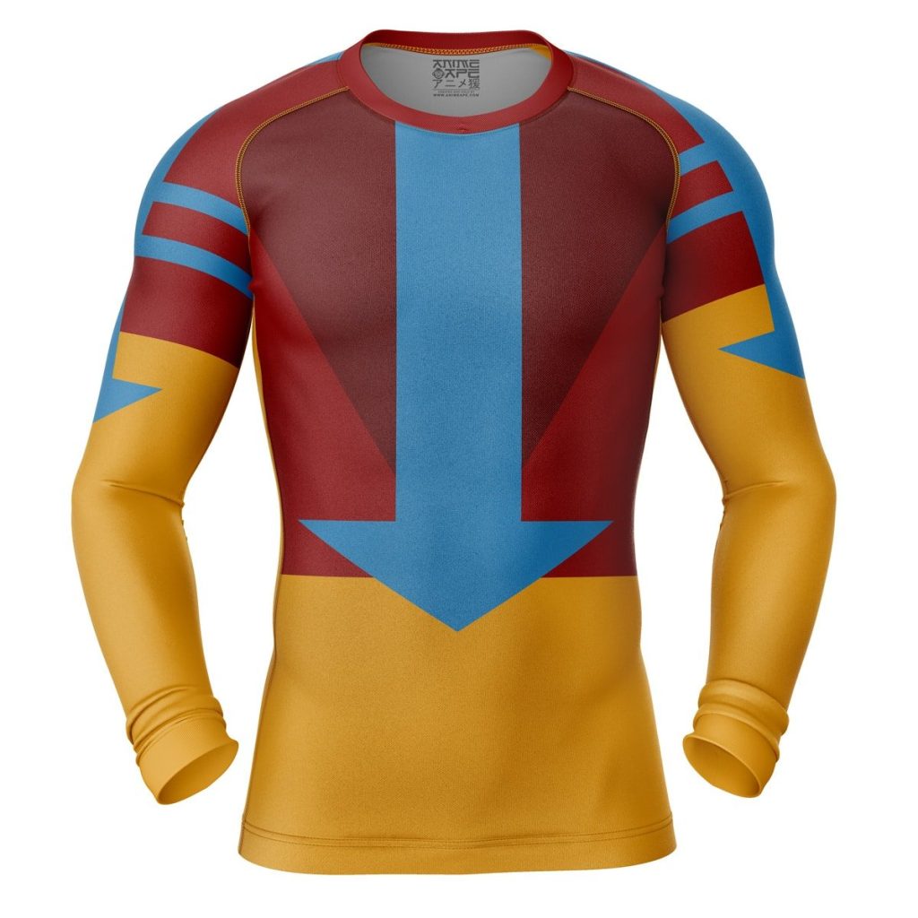 Airbender Compression Shirt Rash Guard front - Avatar: The Last Airbender Shop