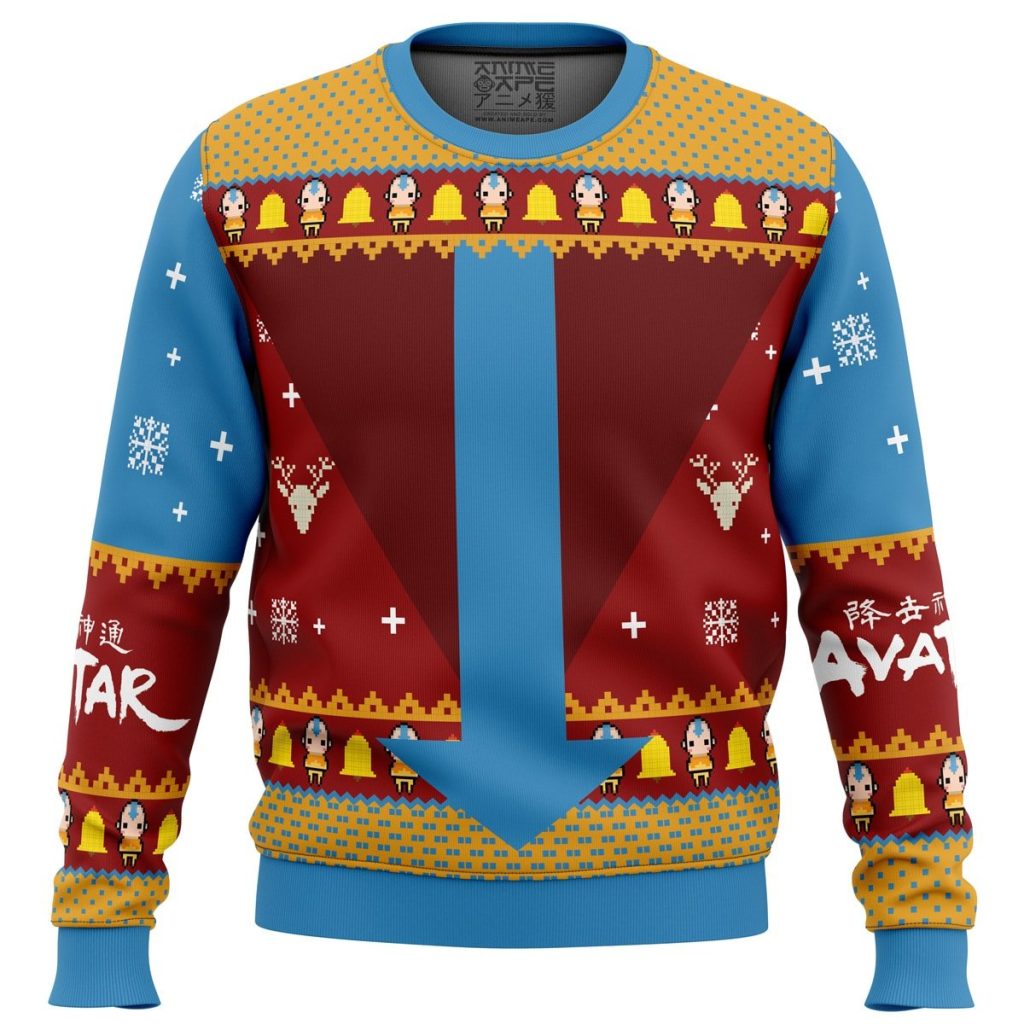 Airbenders Sweater front - Avatar: The Last Airbender Shop