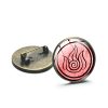 Avatar The Last Airbender Anime Collection Brooch Air Nomad Fire And Water Tribe Symbol Glass Round 1 - Avatar: The Last Airbender Shop