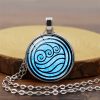 Avatar The Last Airbender Necklace for Women Jewelry Air Nomad Fire and Water Tribe Dome Glass 1 - Avatar: The Last Airbender Shop