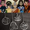 Avatar The Last Airbender Pendant Necklace Air Nomad Fire and Water Tribe Vintage Link Chain Necklaces - Avatar: The Last Airbender Shop