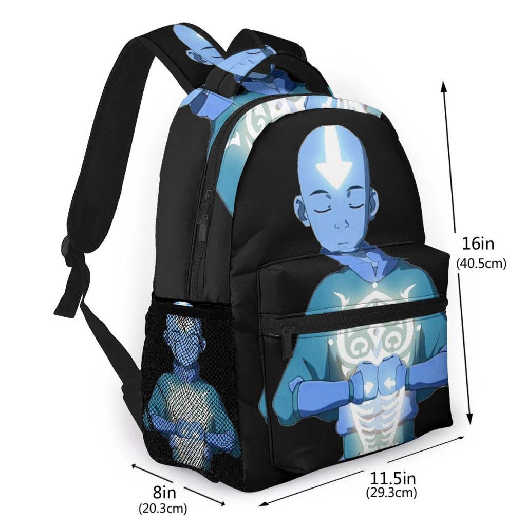 Avatar The Last Airbender School Bags Aang s Avatar State With Raava Beautiful backpack for Men 1 - Avatar: The Last Airbender Shop