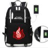 Avatar The Last Airbender canvas backpack students USB Charge Mochila School Bag Casual Travel bag Laptop - Avatar: The Last Airbender Shop