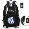 Avatar The Last Airbender canvas backpack students USB Charge Mochila School Bag Casual Travel bag Laptop 4 - Avatar: The Last Airbender Shop
