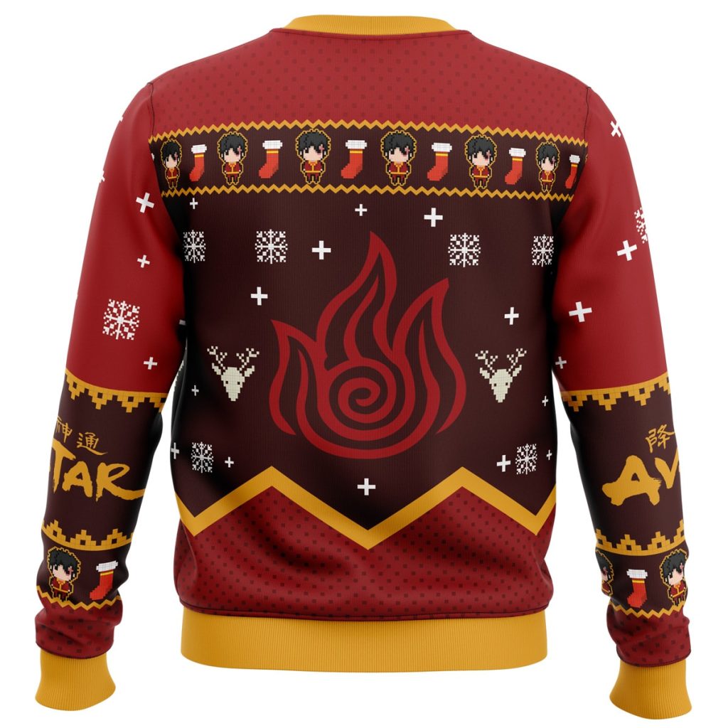 Firebenders Sweater back - Avatar: The Last Airbender Shop