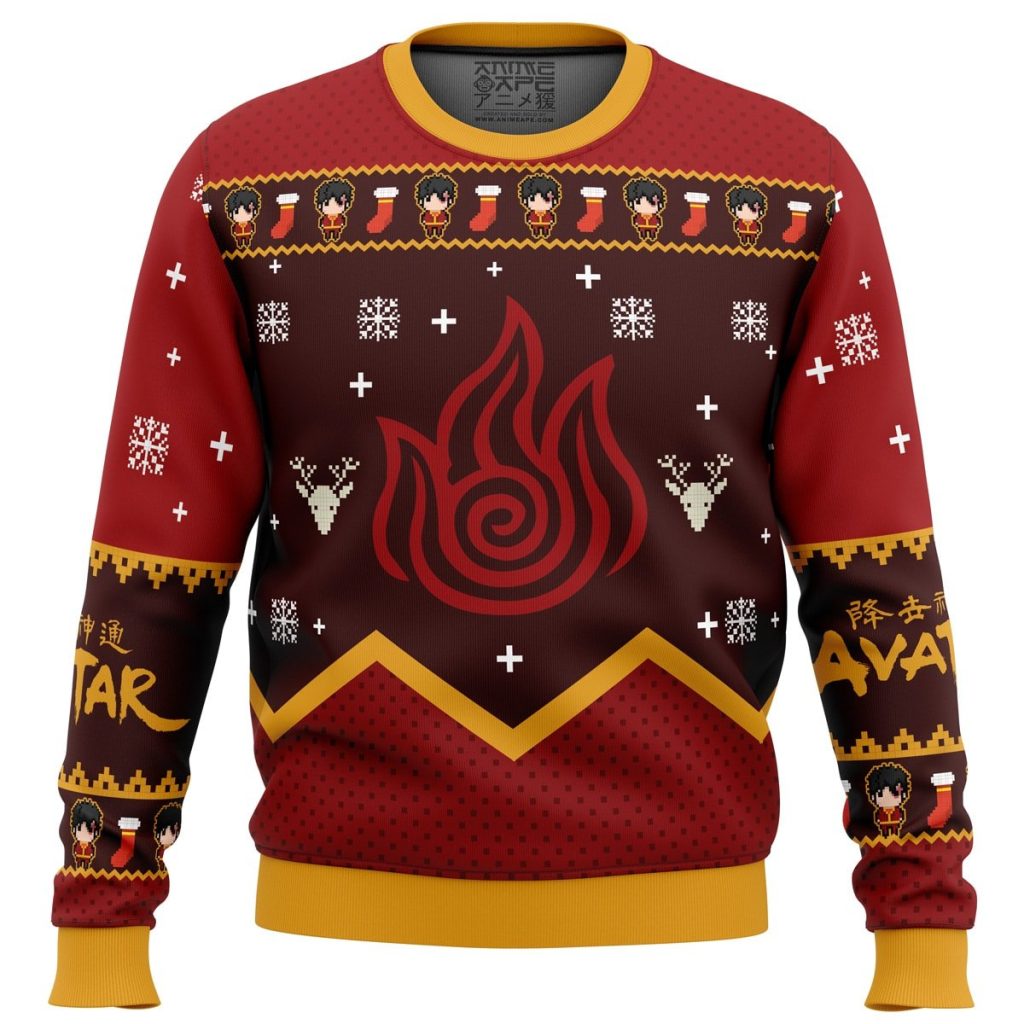 Firebenders Sweater front - Avatar: The Last Airbender Shop