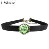 Hot Summer Avatar The Last Airbender Glass Dome Leather Choker Necklace Kingdom Necklace 1 - Avatar: The Last Airbender Shop