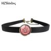 Hot Summer Avatar The Last Airbender Glass Dome Leather Choker Necklace Kingdom Necklace 3 - Avatar: The Last Airbender Shop