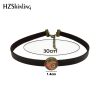 Hot Summer Avatar The Last Airbender Glass Dome Leather Choker Necklace Kingdom Necklace 4 - Avatar: The Last Airbender Shop