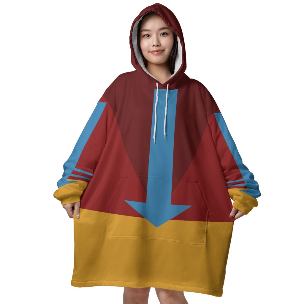 Mockup Blanket Hoodie front 7 - Avatar: The Last Airbender Shop