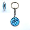 New Avatar The Last Airbender Keychain Kingdom Jewelry Air Nomad Fire And Water Tribe Pendant Double 3 - Avatar: The Last Airbender Shop