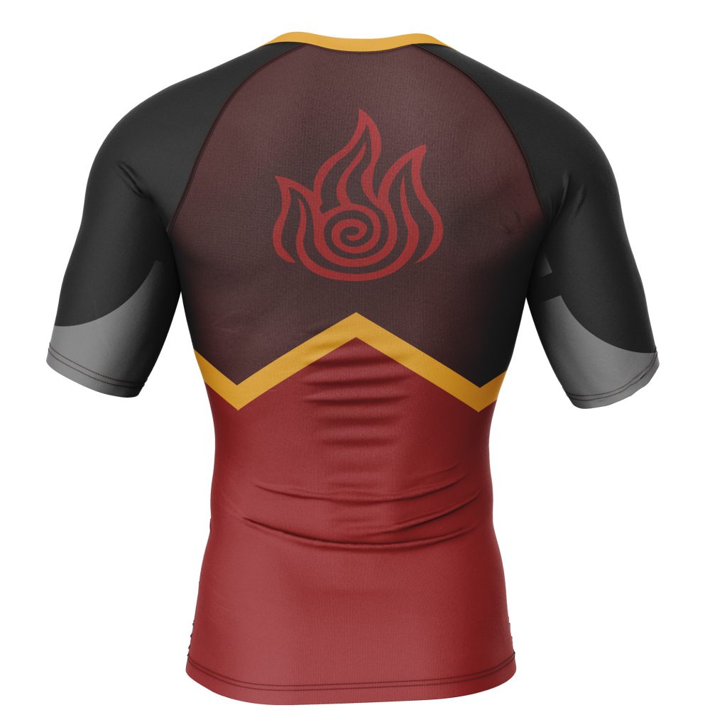 Short Sleeve Rash Guard back 60 - Avatar: The Last Airbender Shop