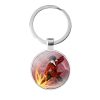 glass cabochon keychain Bag Car key chain Ring Holder Charms keychains Gifts Avatar The Last Airbender 1 - Avatar: The Last Airbender Shop