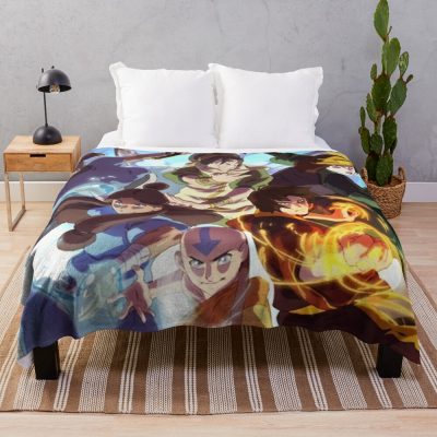 Avatar The Last Airbender Throw Blanket Official Avatar: The Last AirbenderMerch