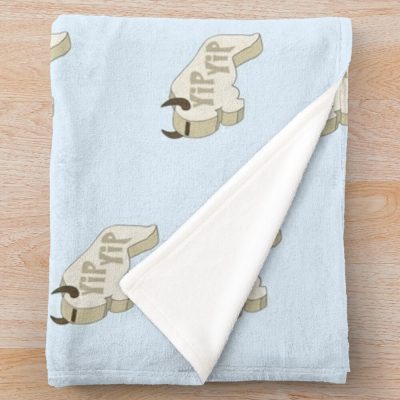 Yip Yip Appa Sky Bison Whistle Throw Blanket Official Avatar: The Last AirbenderMerch