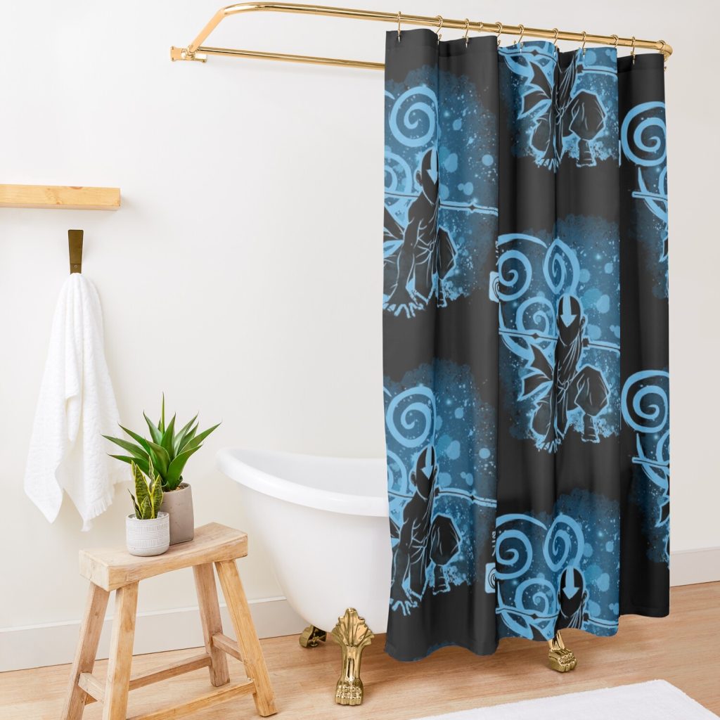 The Air Style - Tshirt Shower Curtain Official Avatar: The Last AirbenderMerch