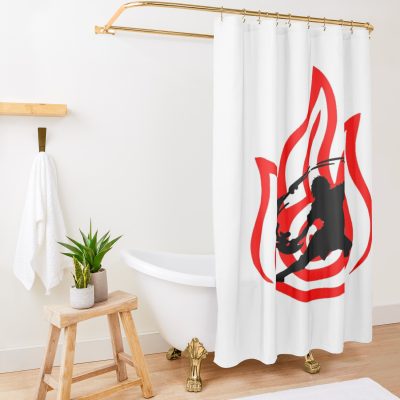 Zuko Firebender Shower Curtain Official Avatar: The Last AirbenderMerch